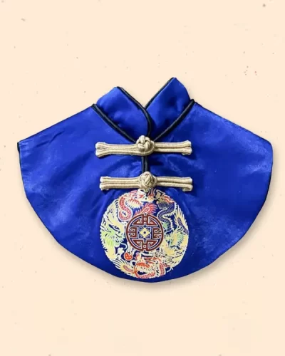 Male Cheong Sam Blue