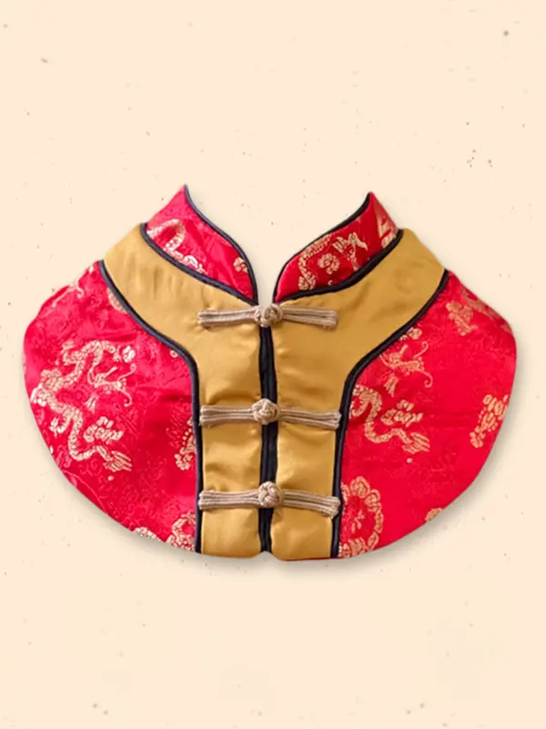 Cheong Sam Red Gold