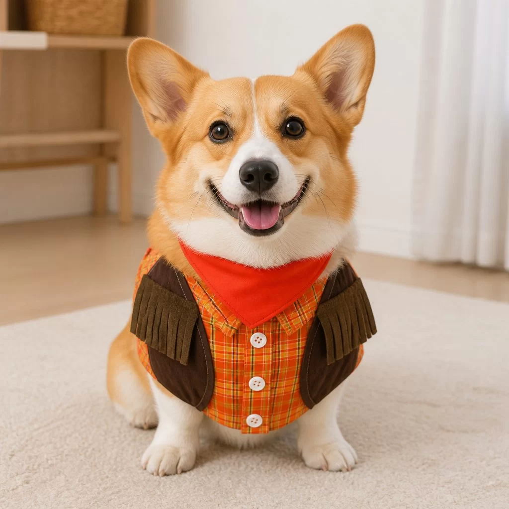 Pet Bib - Male Orange