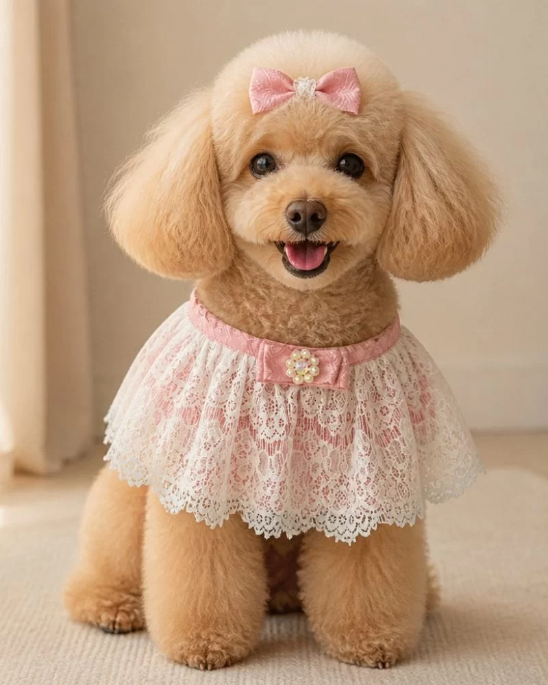 Dog / Cat Shirts & Costumes Lace Apron
