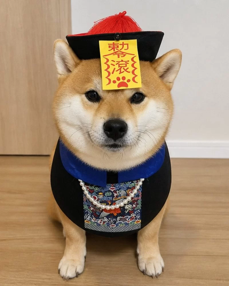Jiangshi Set (Pearl, Hat, Charm)