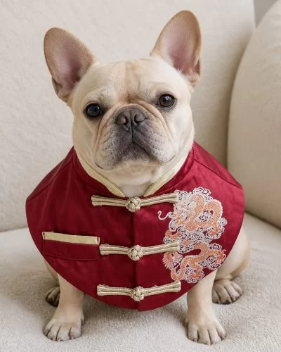 Male Cheong Sam (Dragon with Pocket)
