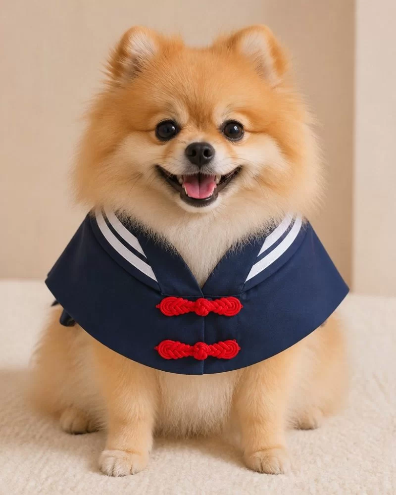 Navy Cheongsam (Female)