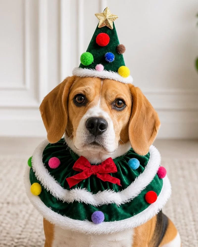 Xmas Tree Bib